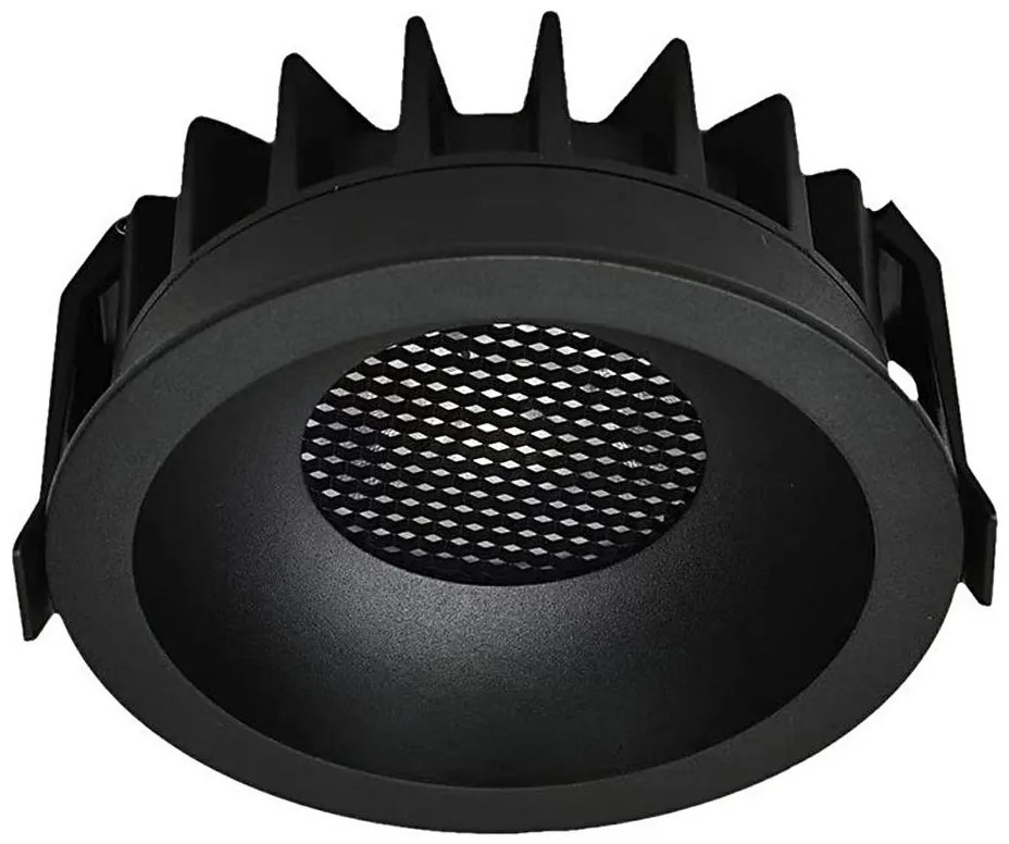 LED plafonieră LED/18W/230V 3000/4000/6400K Ø10,6 cm negru