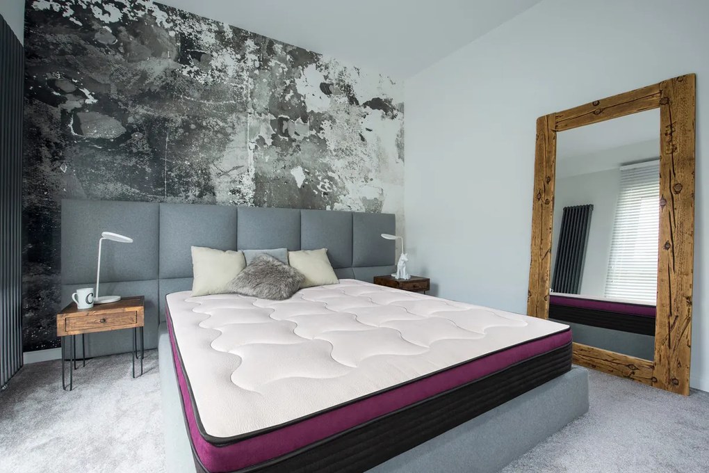 Saltea Bedora Infinit Comfort 180x200 cm, 23 cm, 7 zone, cocos, medie/tare