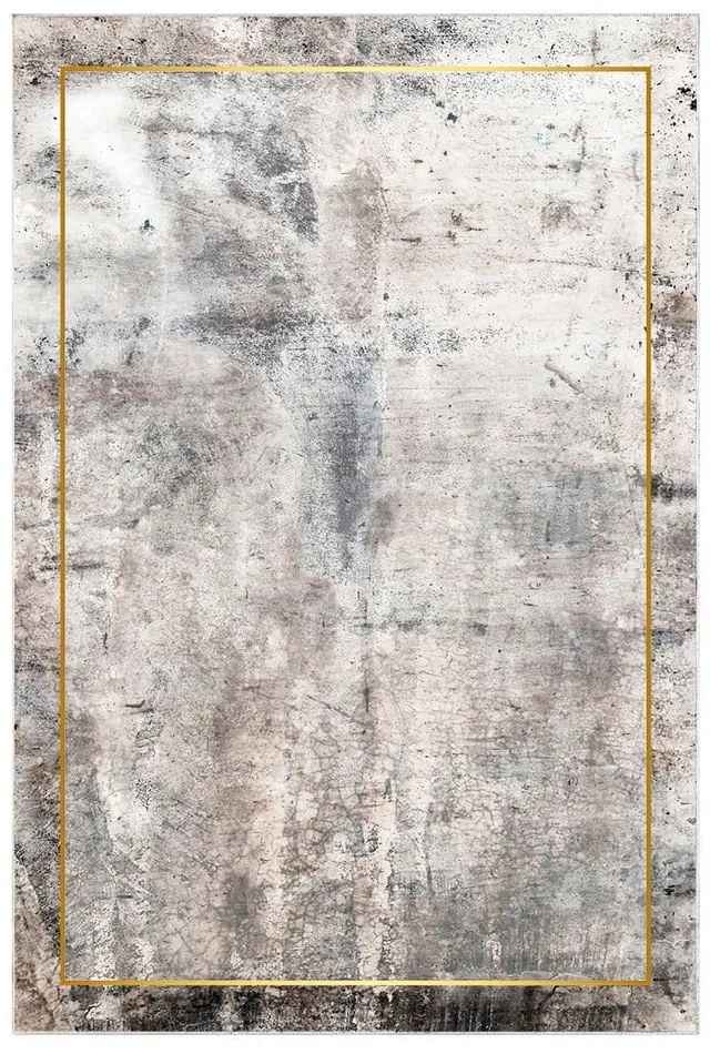 Covorașe de baie gri-maro 2 buc. 60x100 cm – Foutastic