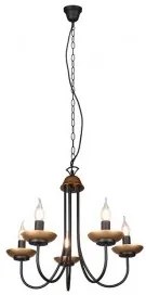Lustra clasica 5 becuri E14 Livia 101700532 Trio