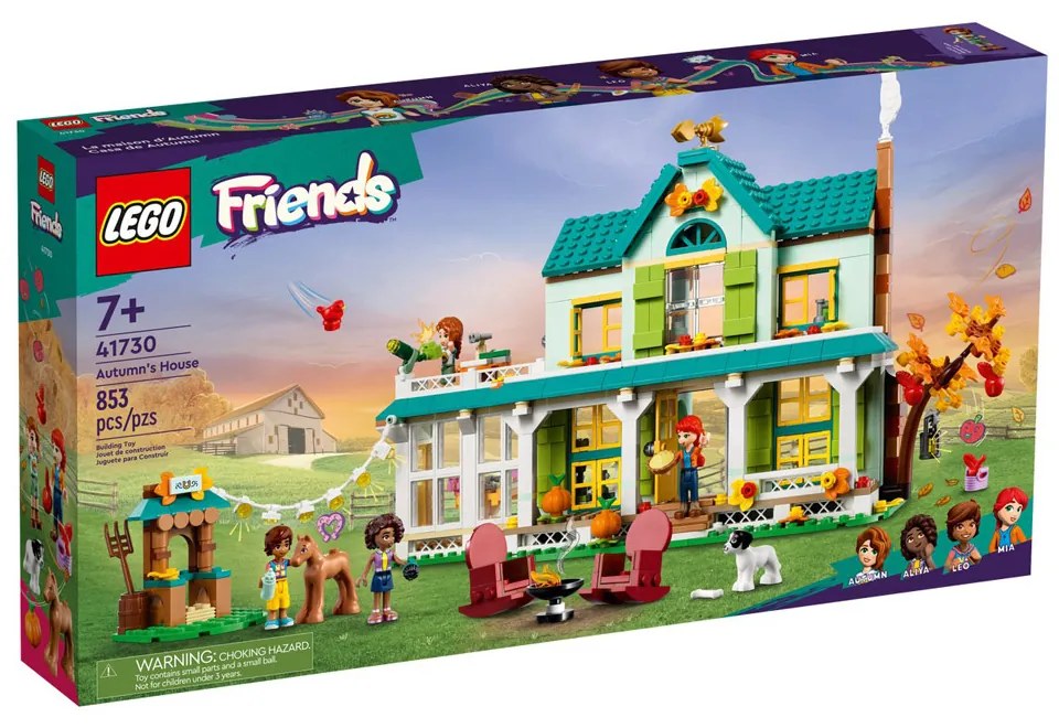 Set de construit LEGO Friends, Casa lui Autumn, 853 piese