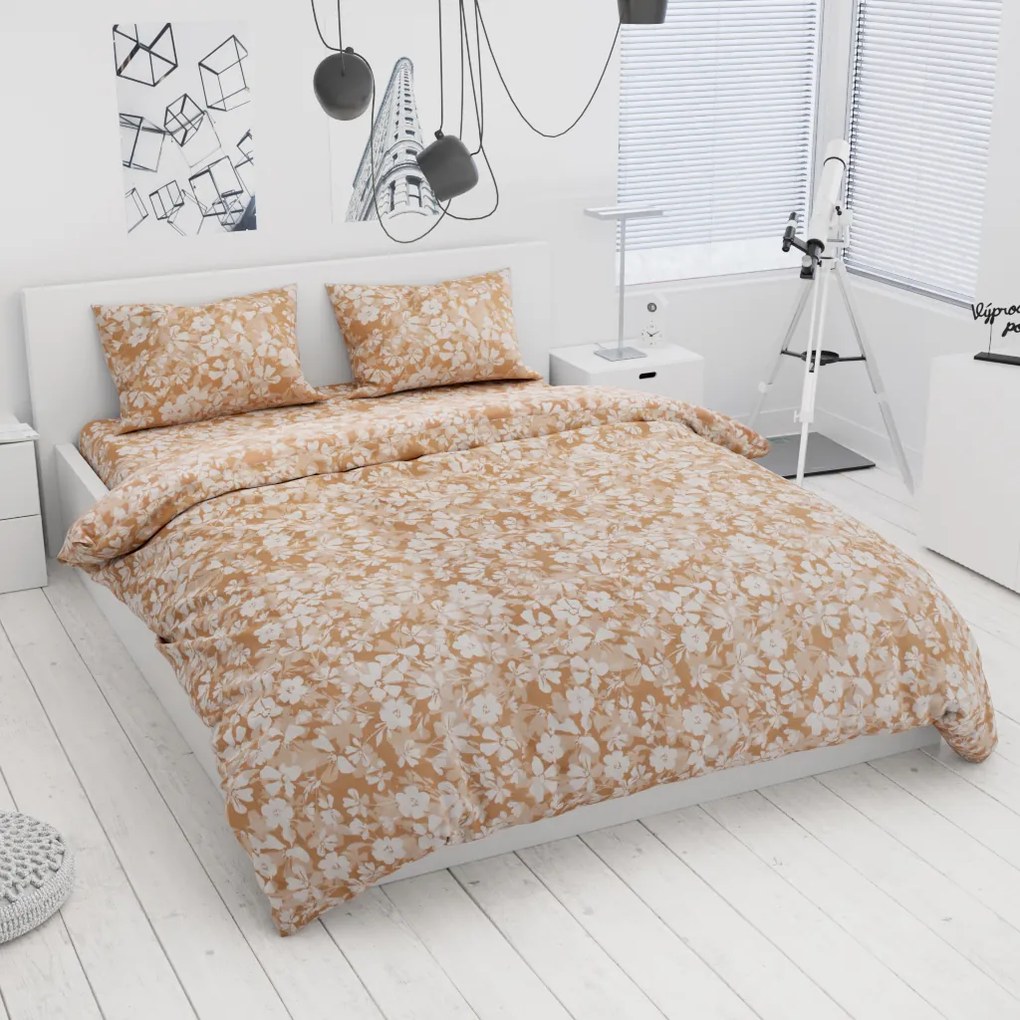 SET Lenjerie de pat din bumbac bej, RENER