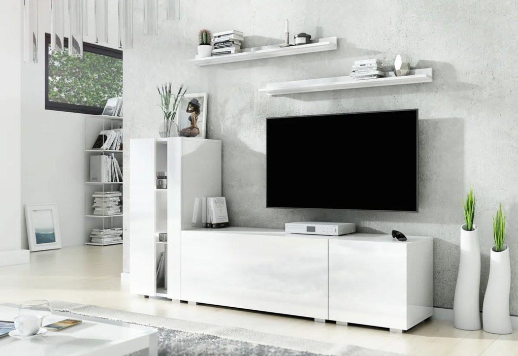 Expedo Set mobilier ELPASO 40, negru/negru luciu