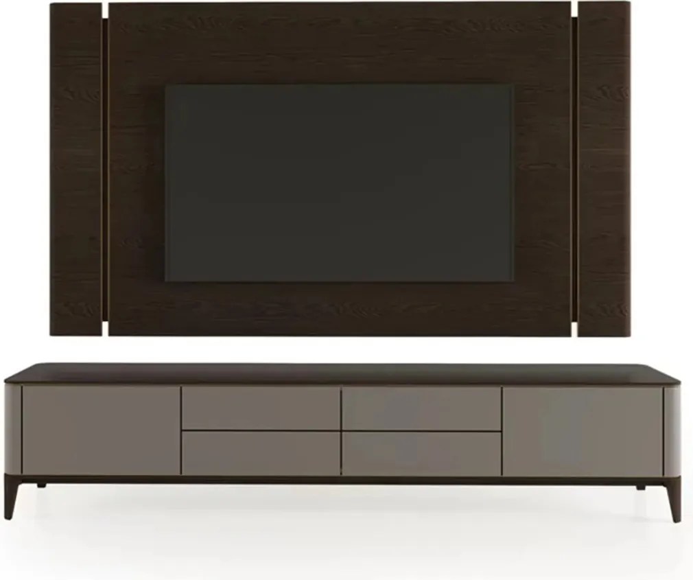 Unitate TV lemn masiv Sophia 220 cm