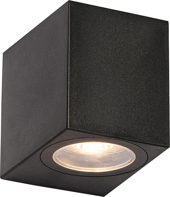Lampa de perete exterioară modernă din plastic negru - Baleno