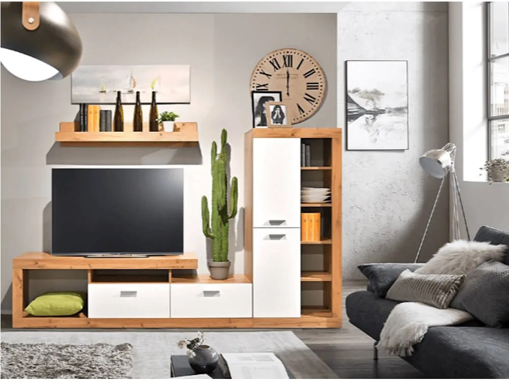 Living GLOBAL352, stejar woton/alb
