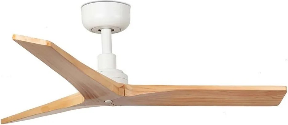 Ventilator aplicat tavan cu telecomanda KLIM S 92,5cm, alb/ pin
