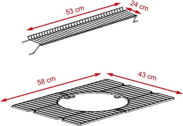 Grătar multifuncțional BBQ Avenberg GENIUS+grătar din fontă+plită+piatră pentru pizza