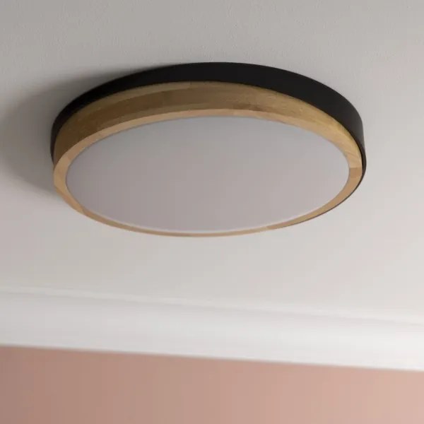 Plafonieră LED dimabilă Brilliant BAARLO LED/24W/230V d. 35 cm negru