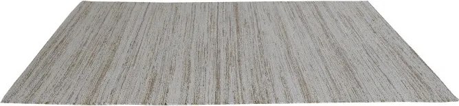 Covor din bumbac și iută țesut manual, antiderapant, bej natural, 200 x 300 cm, 1800 GSM, „Cotton Jute Carpet"