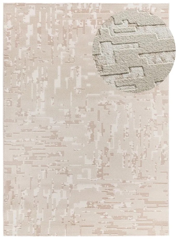 Covor crem 133x190 cm Baresa – Universal