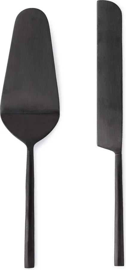 Set pentru servirea tortului 2 buc. din oțel inoxidabil Hestia – Bizzotto