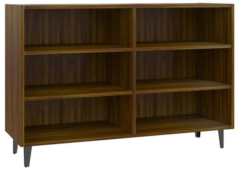 813187 vidaXL Servantă, stejar maro, 103,5x35x70 cm, lemn compozit
