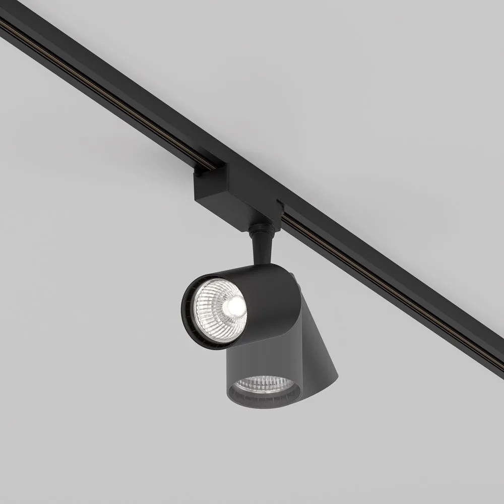 Spot LED, accesoriu pentru sinele monofazate Unity, Vuoro negru 10W 4000K