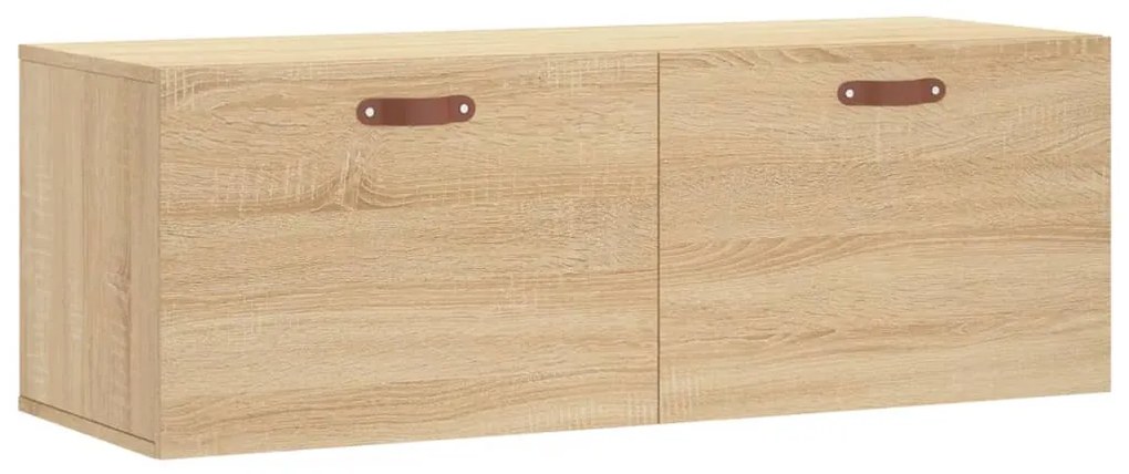 vidaXL Dulap de perete, stejar sonoma, 100x36,5x35 cm, lemn prelucrat