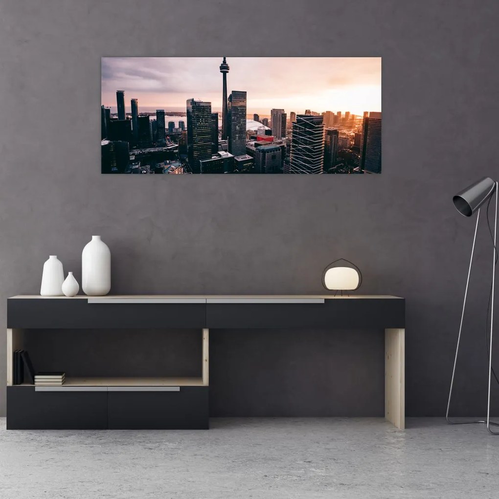 Tablou - Cntru orașului (120x50 cm)