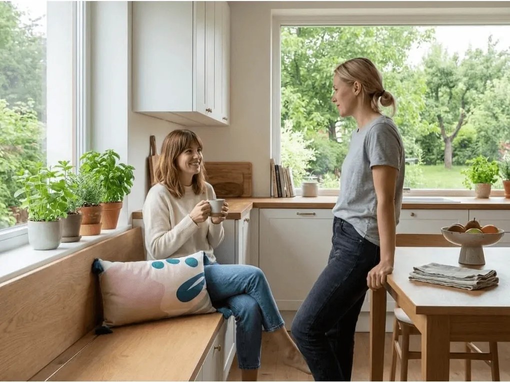 Perna decorativa IMPRIME ALMA 30x50 cm, roz