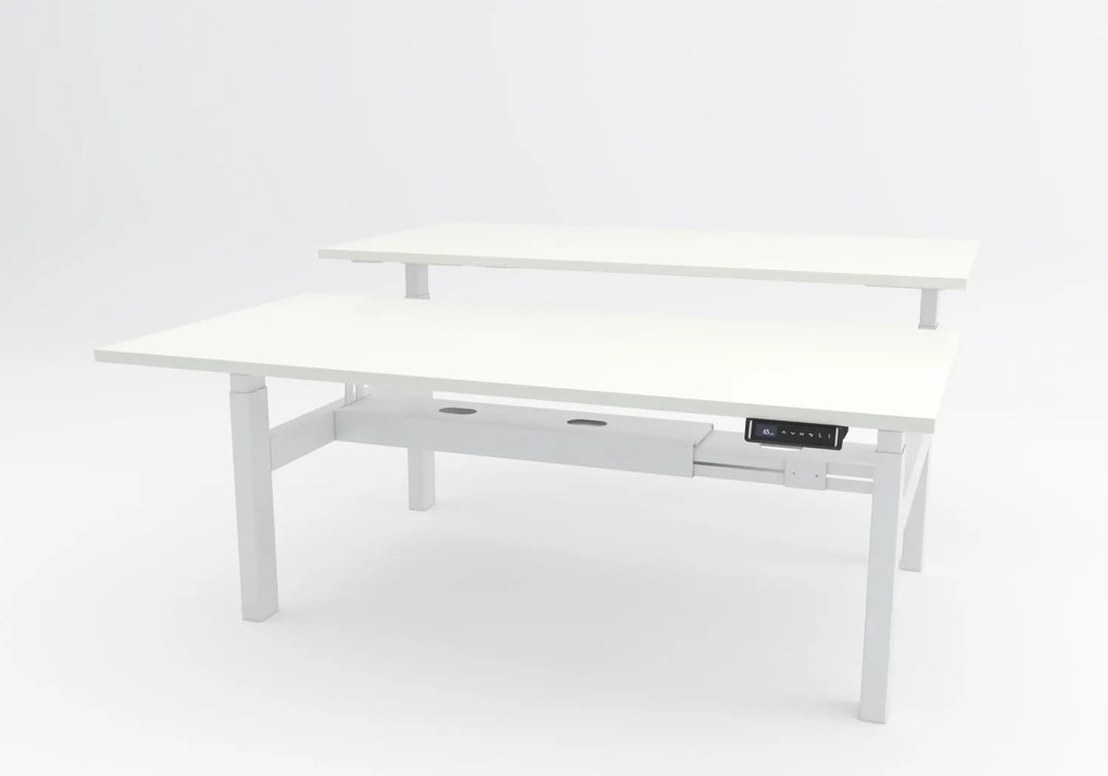 Viva Upgrade Face to Face, dual motor, 240 kg - 1600x800x25 - Alb - Alb