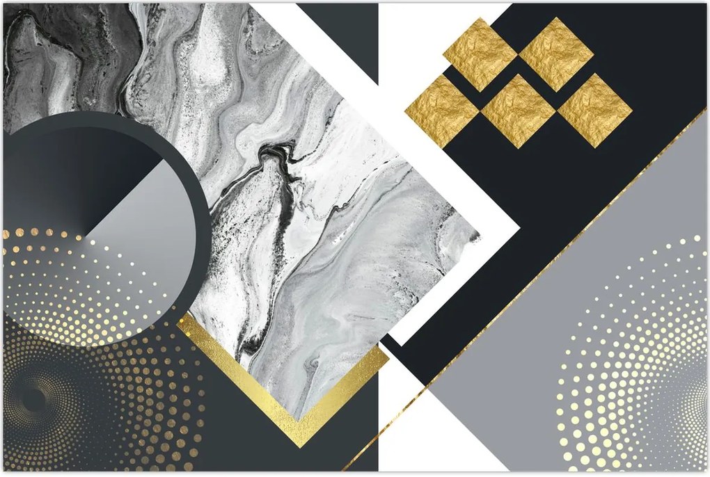 Tablou - Colaj texturat (90x60 cm)