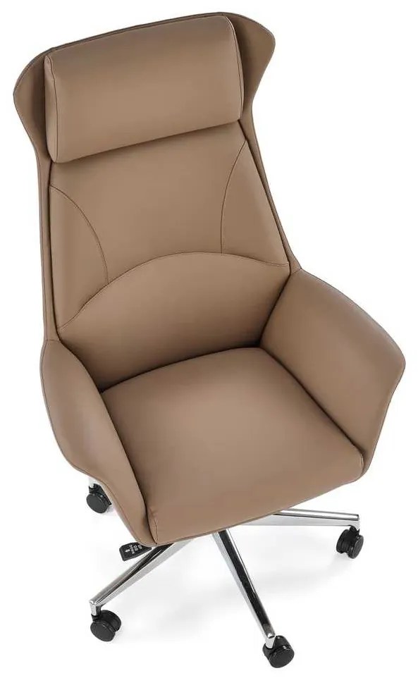 Fotoliu de birou Curl, maro