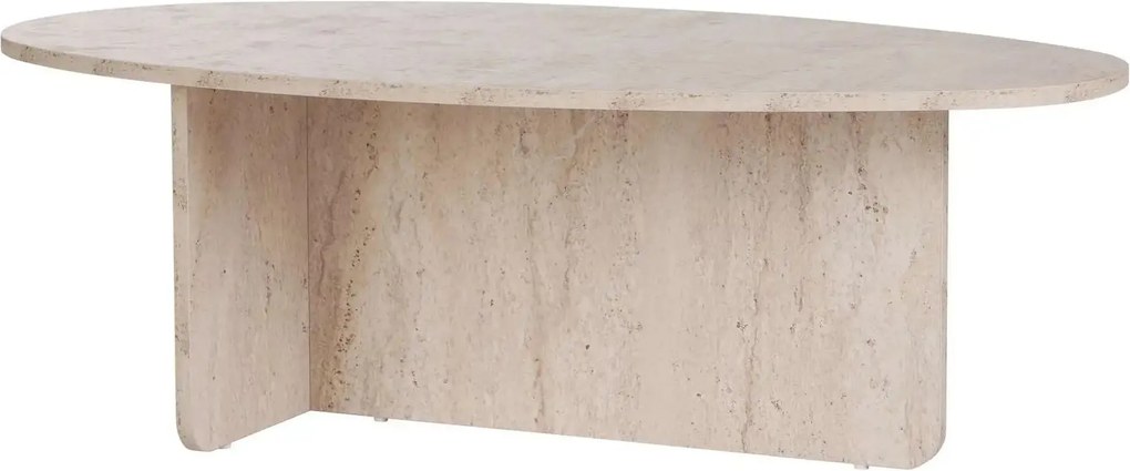 Masuta cafea ORBA, travertin, PAL, 120x65x40 cm