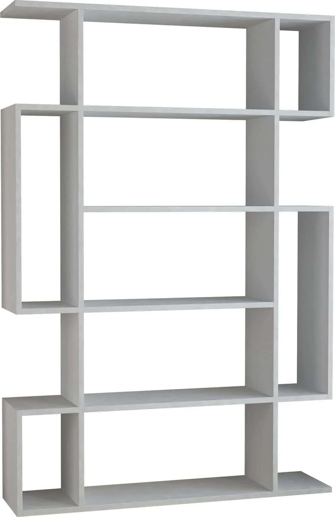 Biblioteca MITO, alb, PAL melaminat, 109x26x161 cm