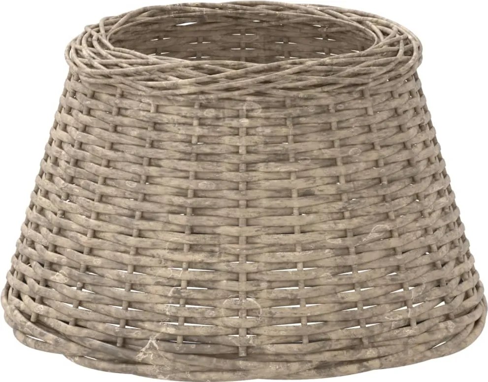 vidaXL Abajur veioză, maro, Ø50x30 cm, răchită