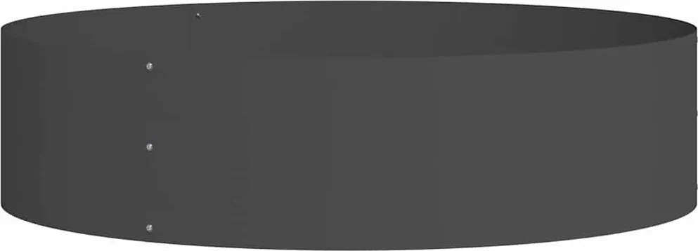 vidaXL Inele pentru vaze Negru 80 x 80 x 20 cm Oțel laminat la rece