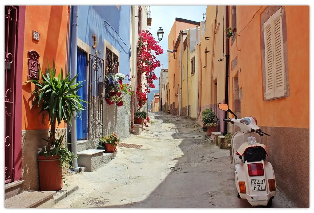 Tablou cu strada din Sardinia (90x60 cm)