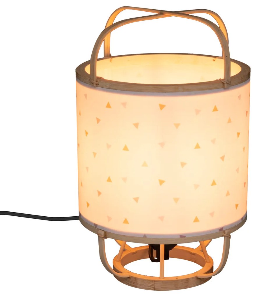Lampa din bambus pentru copii HARLEQUIN