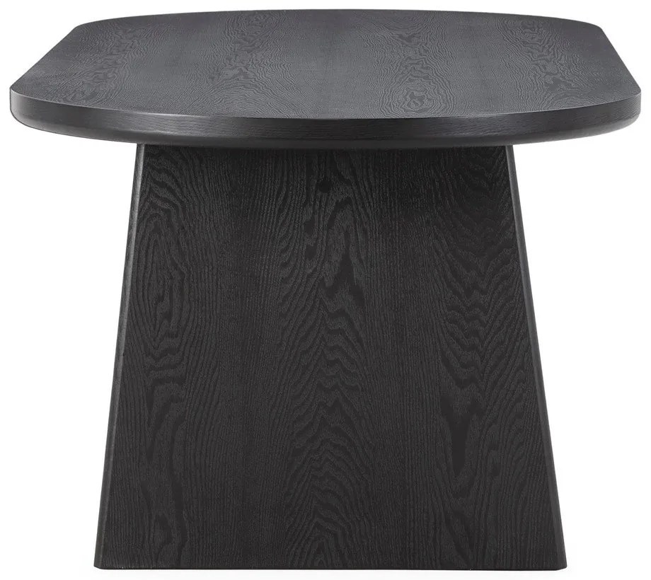 Masă de dining cu aspect de lemn de frasin 100x200 cm Blair – MOME