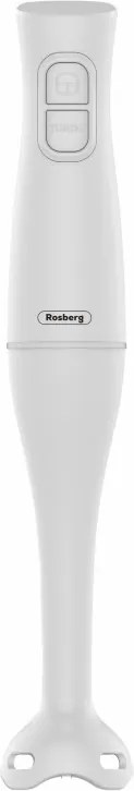 Blender manual Rosberg R51112O, 350 W, 2 viteze, Atasament detasabil, Alb