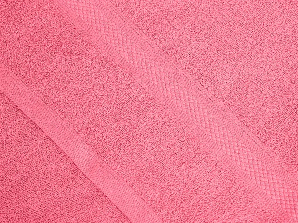 Prosop CLARYSSE ELEGANCE 70x140 cm coral, 100% bumbac