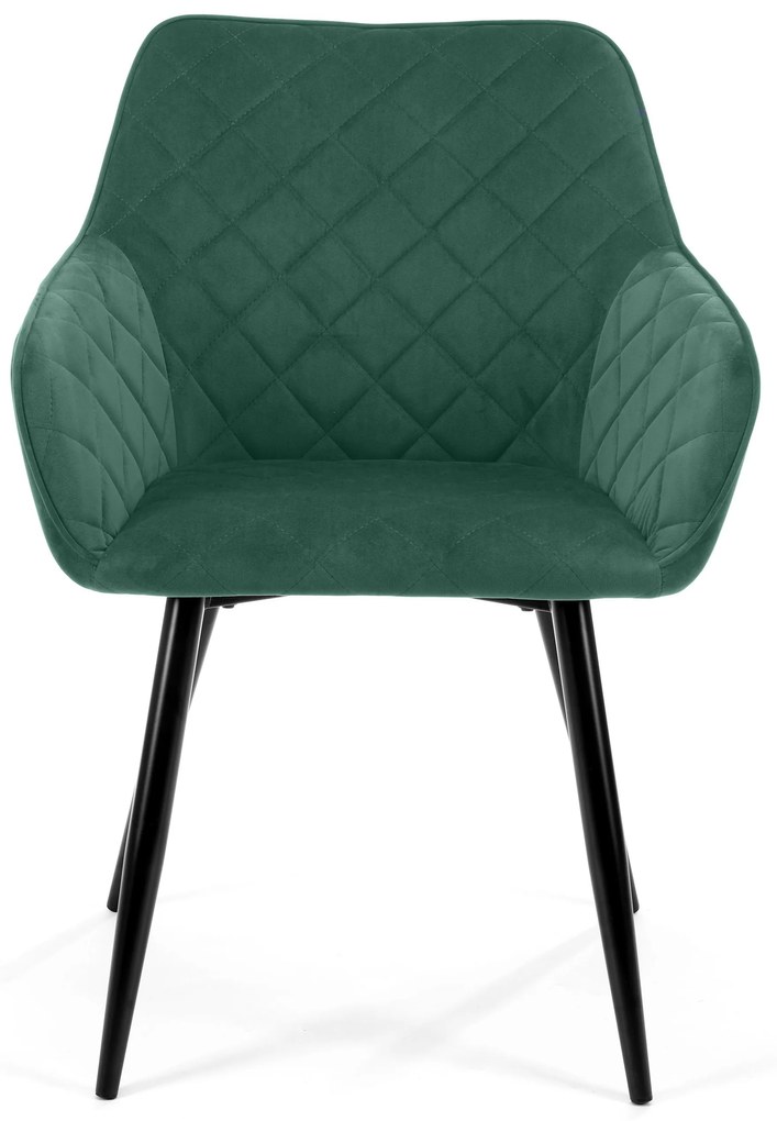 Scaun de masă Sunanda (Verde închis) (2buc). 1069501