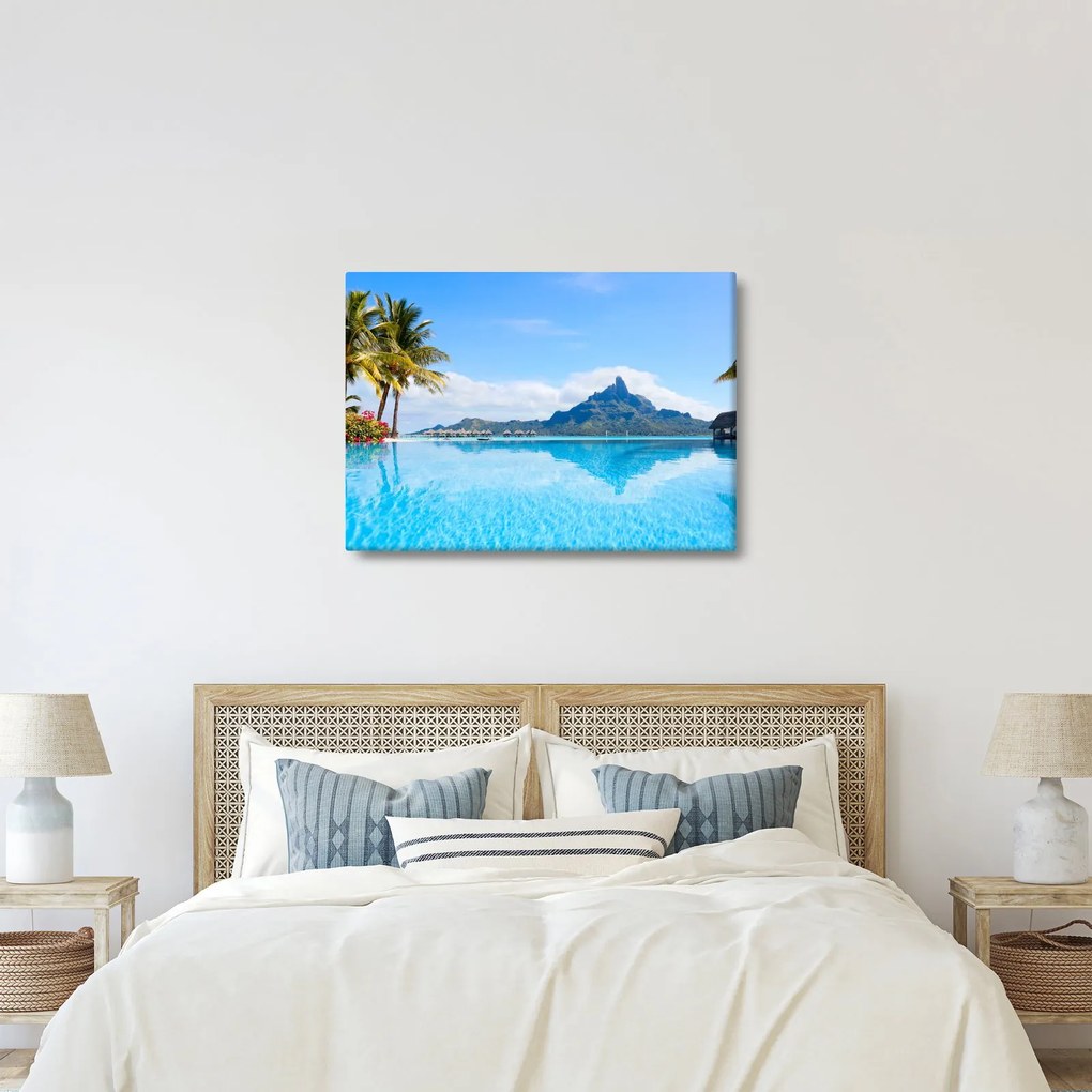 Tablou - Bora-Bora, Polinezia Franceză (70x50 cm)