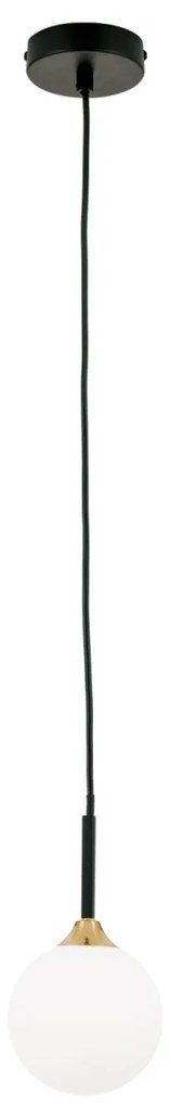 Pendul design modern SNOWWHITE negru/auriu