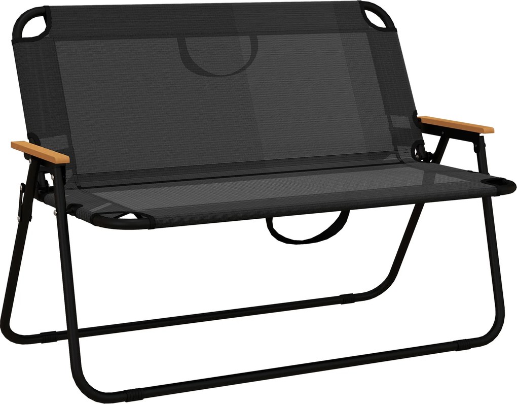 Outsunny Scaun Pliabil pentru 2 Persoane, Canapea de Exterior | Aosom Romania