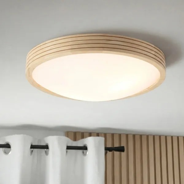 Plafonieră NATURAL MODERN SLIM 2xE27/15W/230V Ø 37,5 cm pin