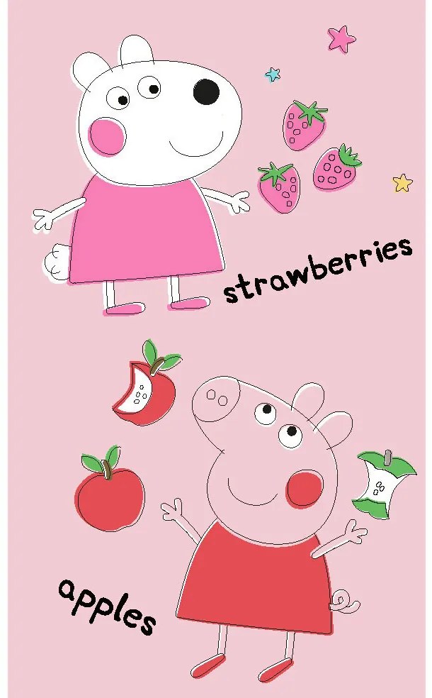Purcelușa Peppa Fruits prosop de mână, prosop de față, prosop 30x50 cm
