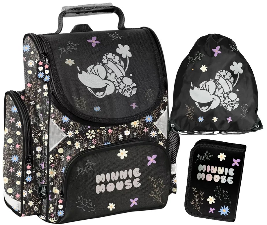 Set școlar pentru fete - 3 piese - Minnie Mouse