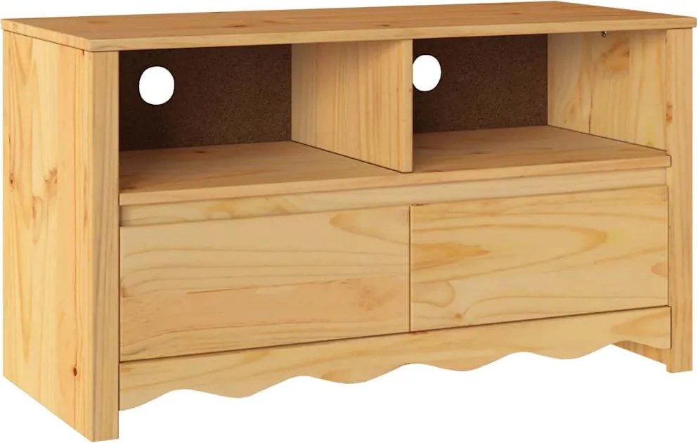 vidaXL Cabinet TV Drammen Stejar 99 x 43 x 55 cm Lemn masiv de pin