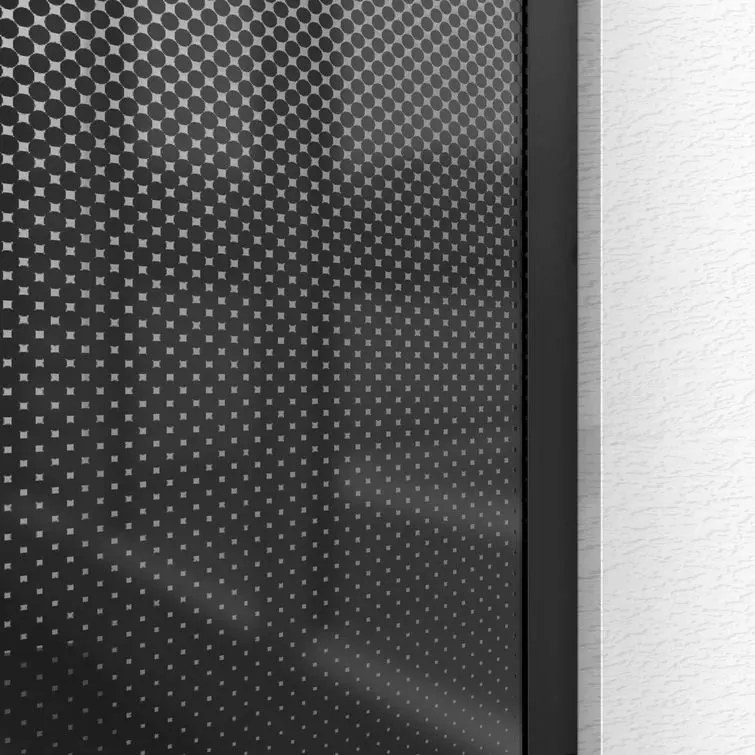 Paravan de dus Rea Aero Ombre Black/Black 110