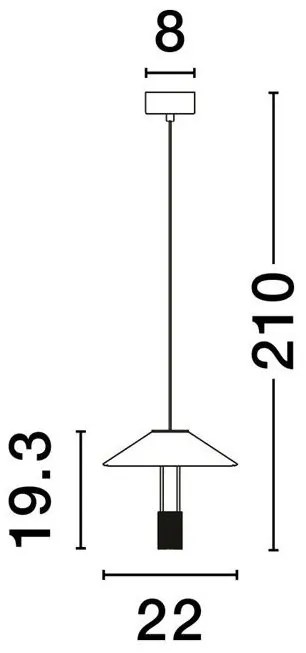 Pendul LED stil minimalist ANAFI