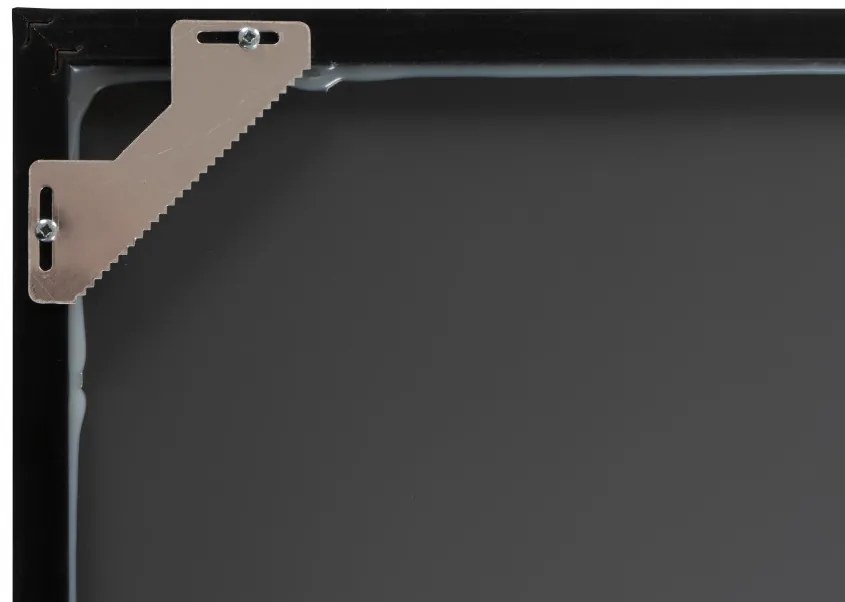 Oglinda dreptunghiulara cu rama din polistiren bronz/neagra Cliff, 68cm (L) x 48cm (L) x 1.6cm (H)