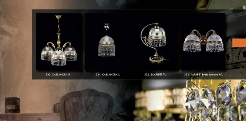 Aplica de perete Cristal Bohemia Exclusive KARAT II. WL CE