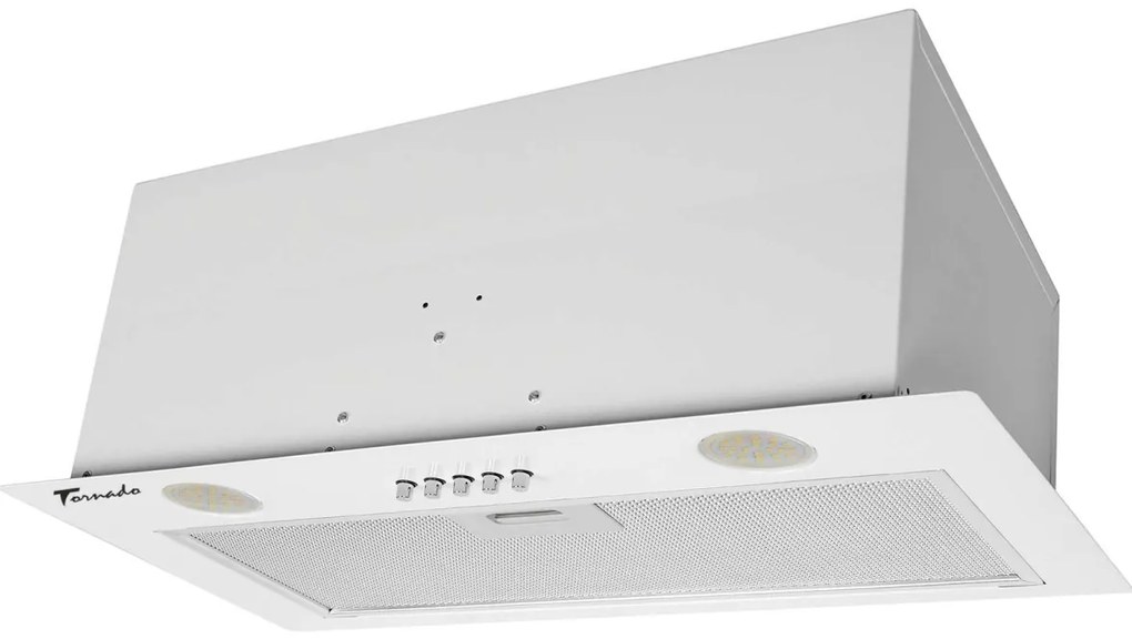 Hota Incorporabila Tornado DRYTH 960 (52) LED, 1 motor Turbo, latime 52 cm, absorbtie 960 m3/ora, filtru anti-grasimi aluminiu 5 straturi, ALB