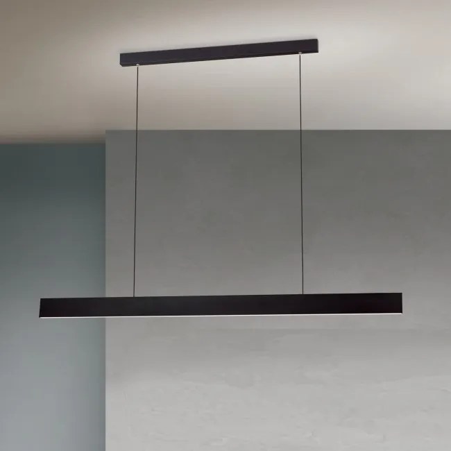 Lustra LED suspendata moderna Up & Down GIDEON negru