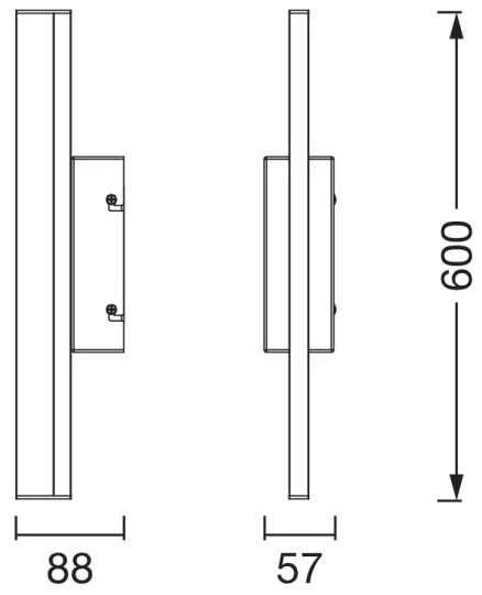 Osram - Iluminare LED dimerizabilă pentru oglindă ORBIS MIRROR LED/10W/230V 60 cm IP44