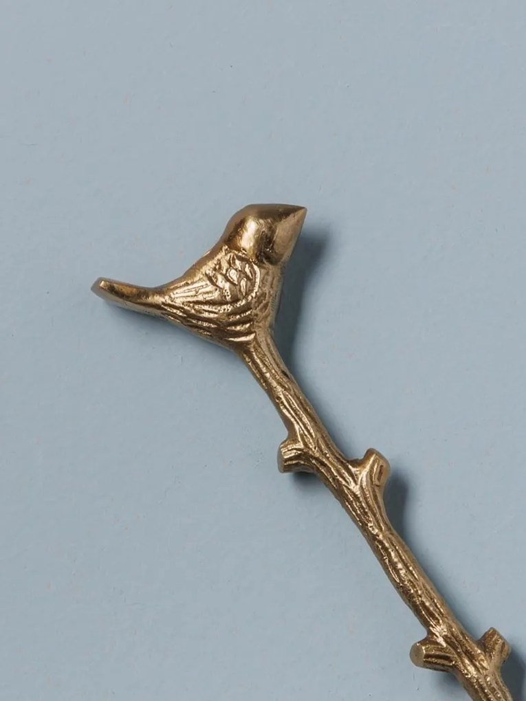 Lingurita decorativa, din alama, Bird