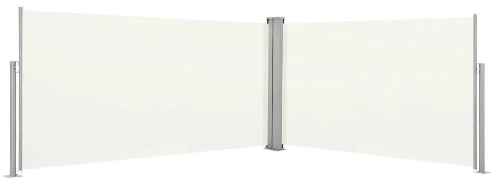 vidaXL Copertină laterală retractabilă, 160 x 600 cm, Crem